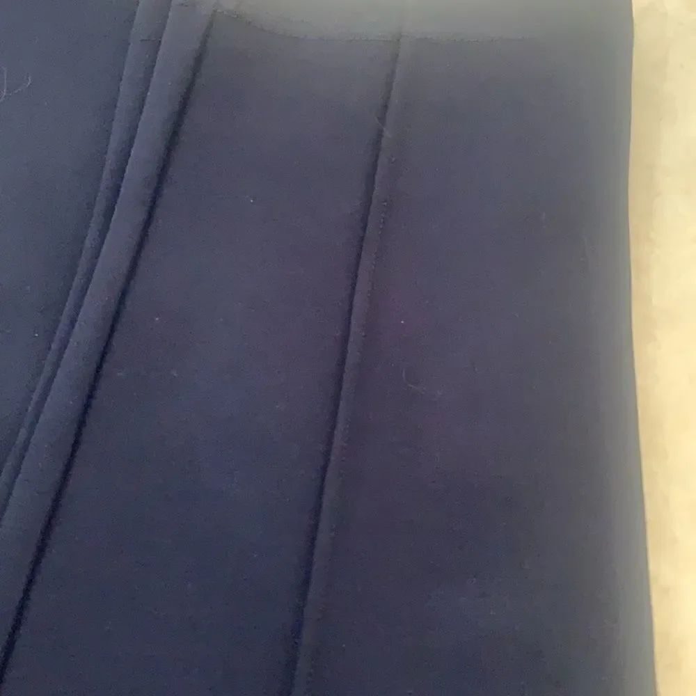 Navy Stretch Pull On Knit Pants - Picture 3 of 7